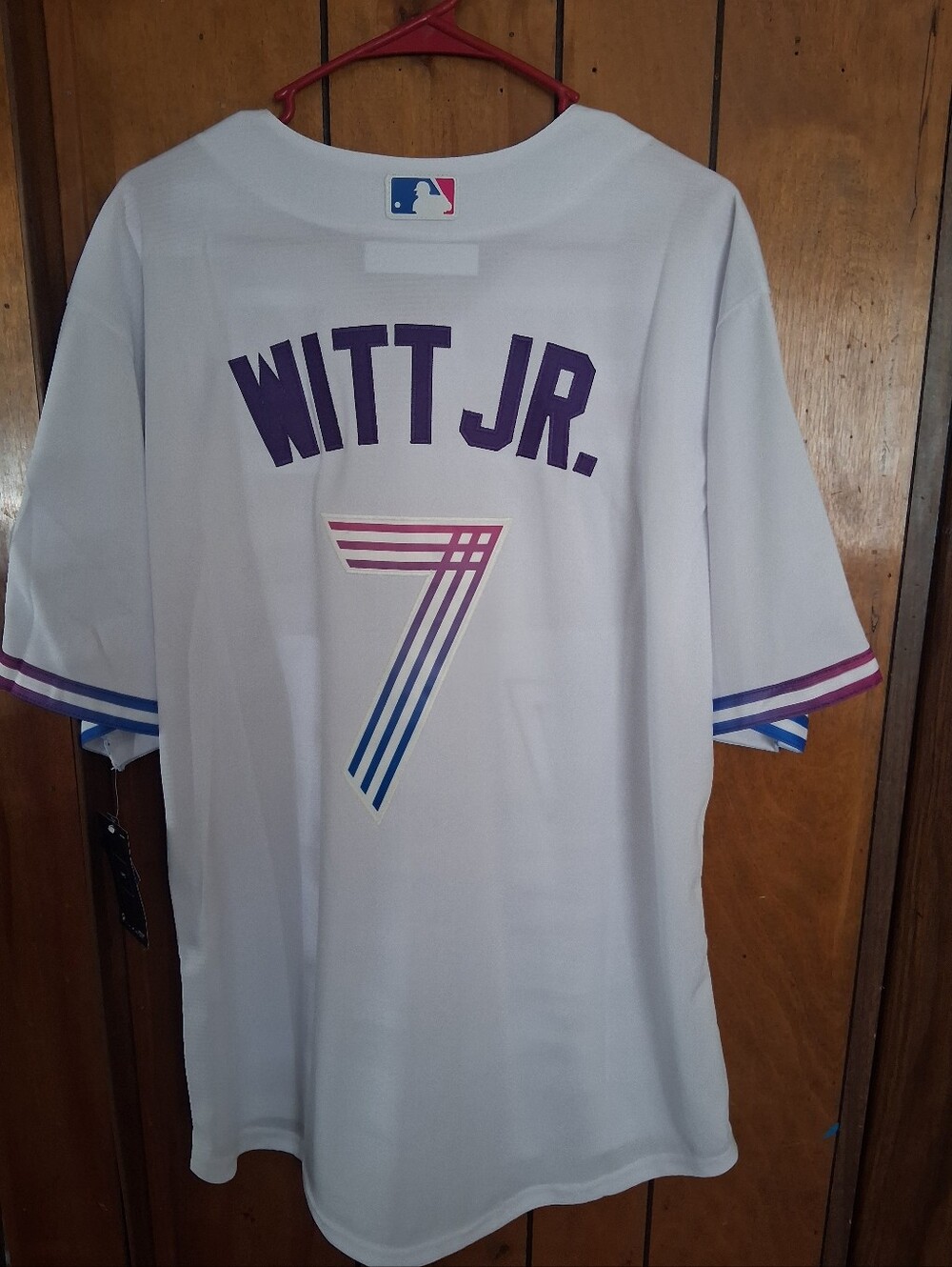 Mystery Sports Card With Bobby Whitt Jr Kansas City Royals Large Stitched Jersey